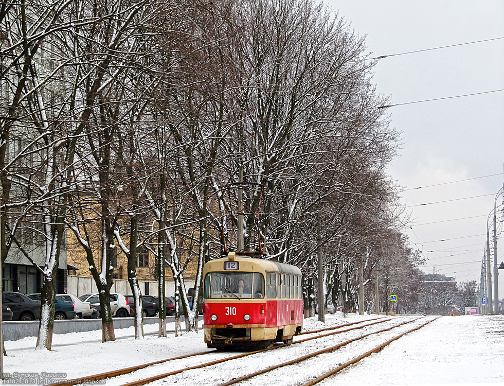 Харьков, Tatra T3SU № 310