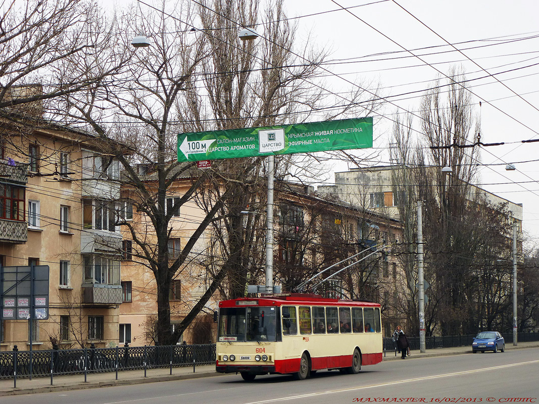 Крымский троллейбус, Škoda 14Tr89/6 № 6104