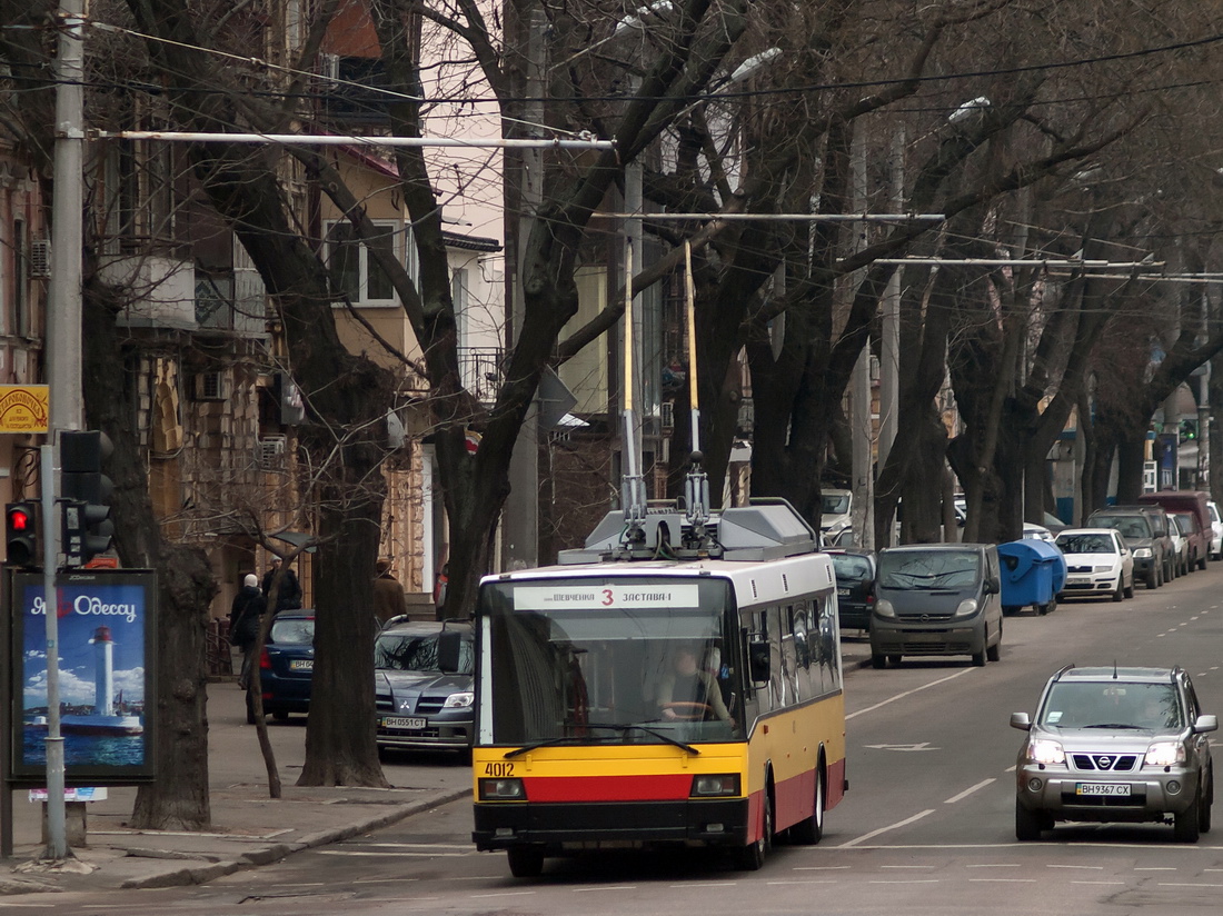 Одесса, Škoda 21Tr № 4012