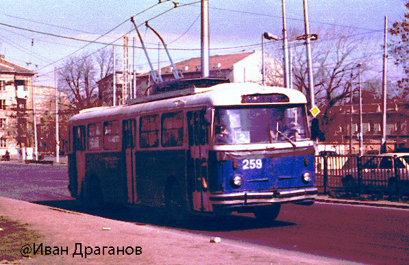 Пловдив, Škoda 9TrHT28 № 259; Пловдив — Исторически снимки — Тролейбуси • Исторические фотографии — Троллейбусов Пловдив, Škoda 9TrHT28 № 259; Пловдив — Исторически снимки — Тролейбуси • Исторические фотографии — Троллейбусов