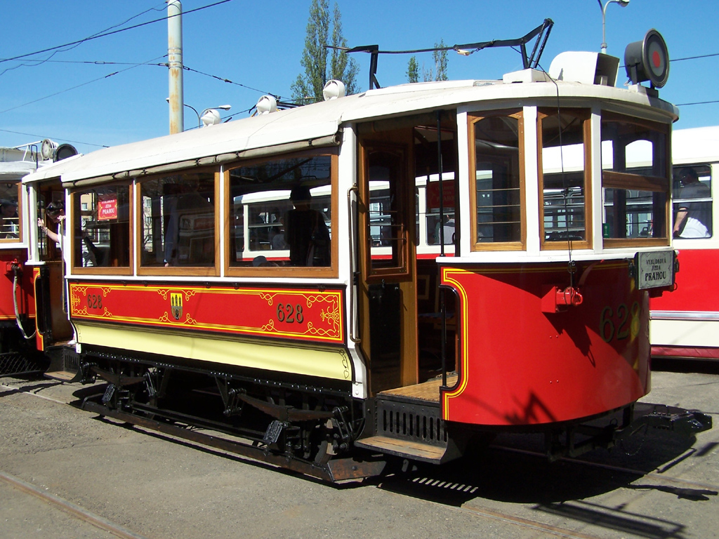 Прага, Ringhoffer серии 623-692 № 628; Прага — День открытых дверей Депо Жижков 28.04.2012