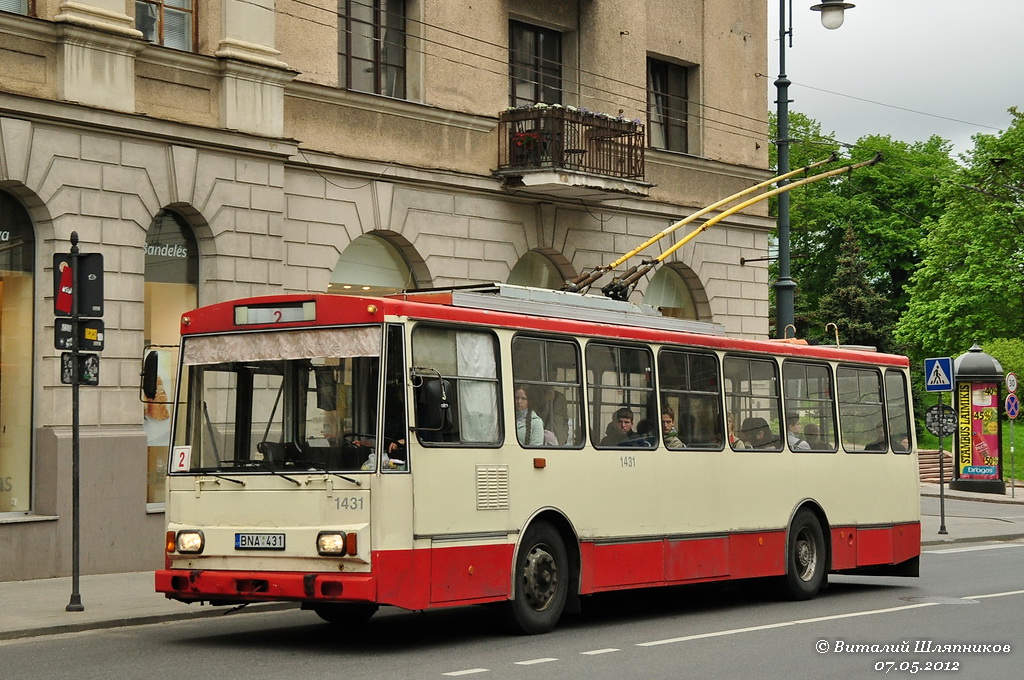 Вильнюс, Škoda 14Tr07 № 1431