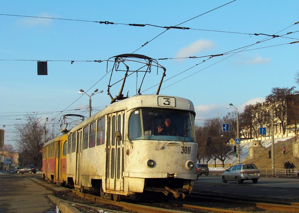 Харьков, Tatra T3SU № 3011