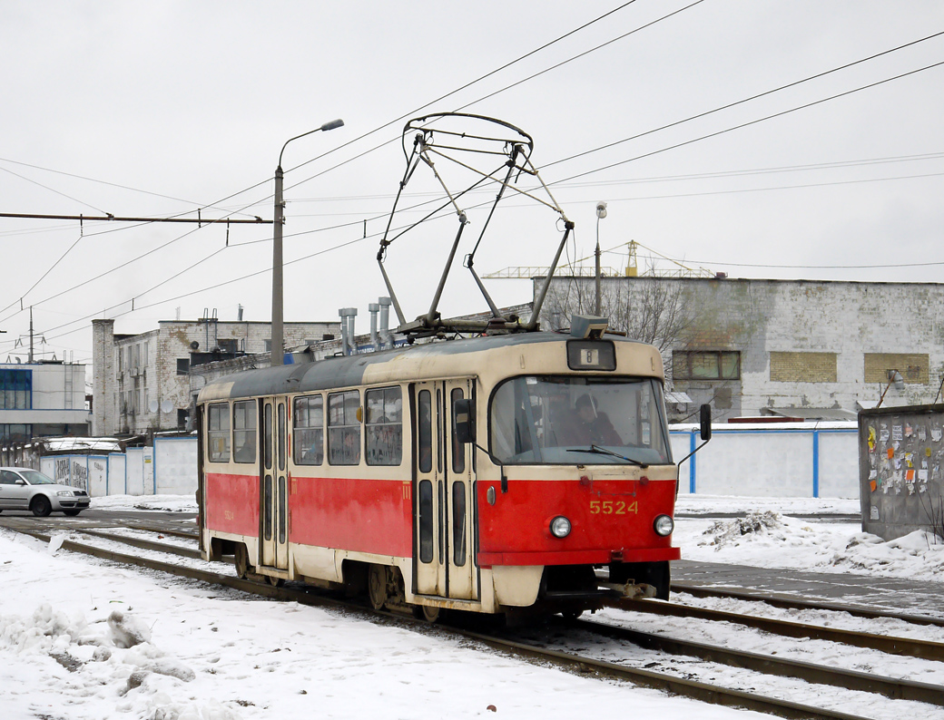 Киев, Tatra T3SU № 5524