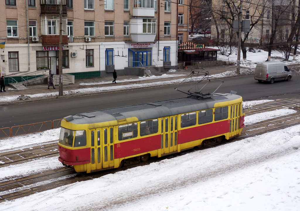 Киев, Tatra T3SU № 5805