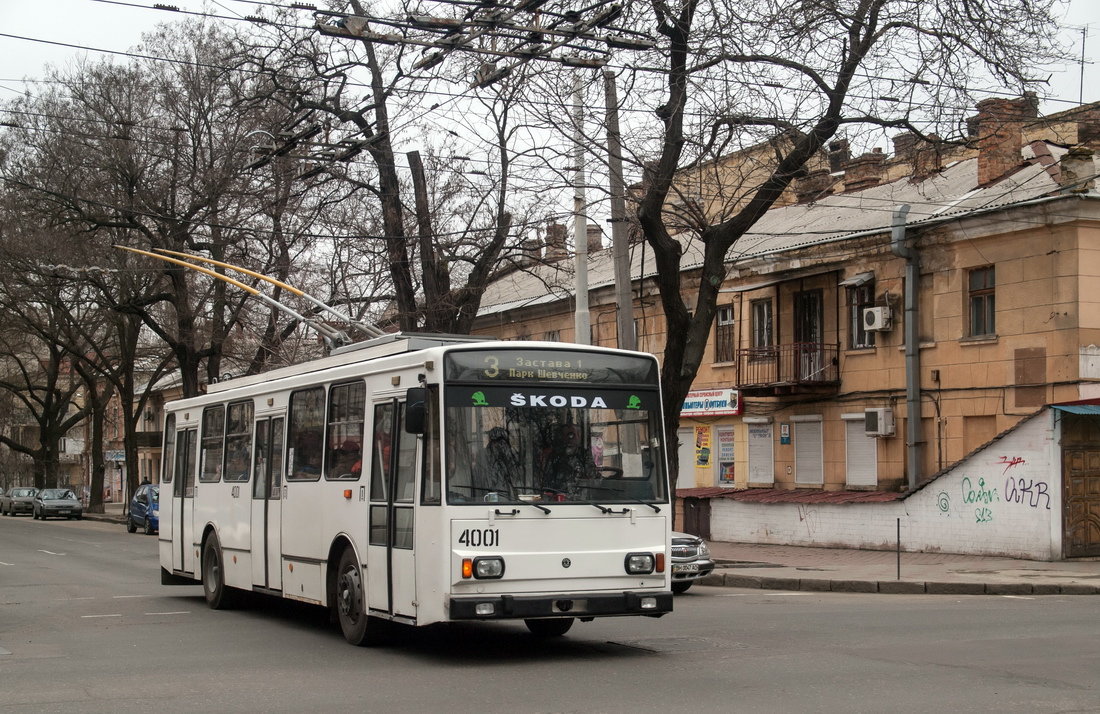 Одесса, Škoda 14Tr17/6M № 4001