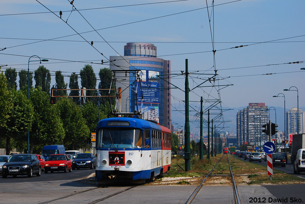 Сараево, Tatra K2YU № 257