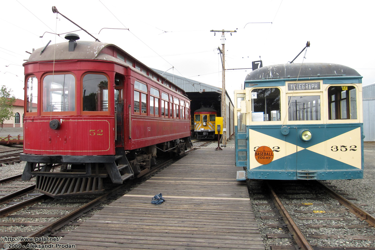 Суисун-Сити, Интерурбан American моторный № 52; Суисун-Сити, Четырёхосный моторный St. Louis № 352