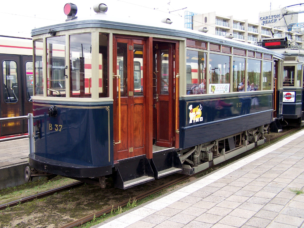 The Hague, Werkspoor 2-axle trailer car № B37 The Hague, Werkspoor 2-axle trailer car № B37