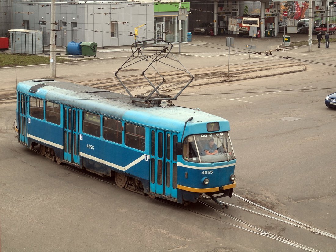 Одесса, Tatra T3R.P № 4055