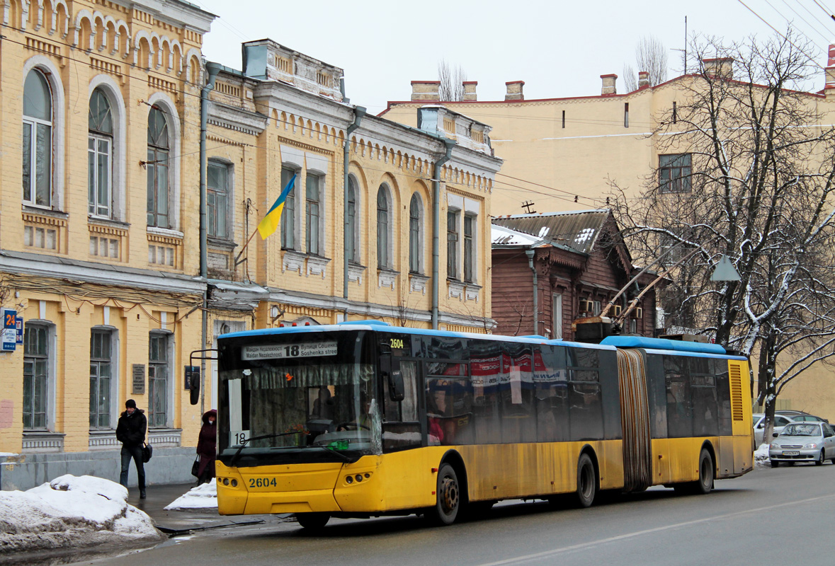 Киев, ЛАЗ E301D1 № 2604