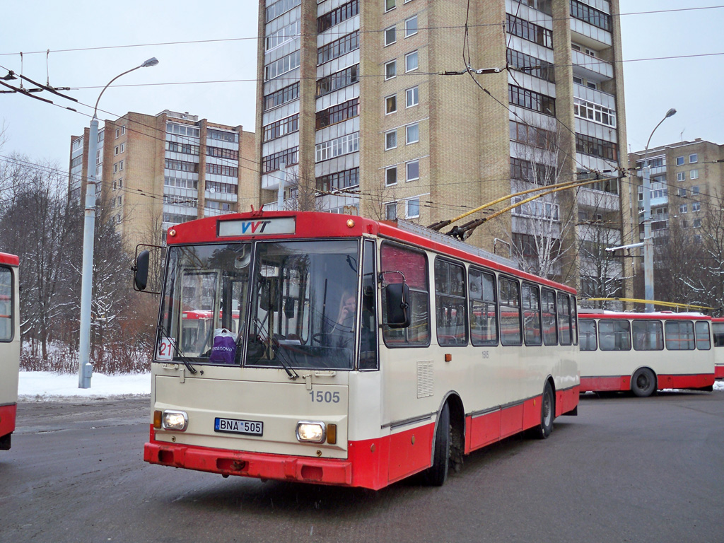 Вильнюс, Škoda 14Tr02/6 № 1505