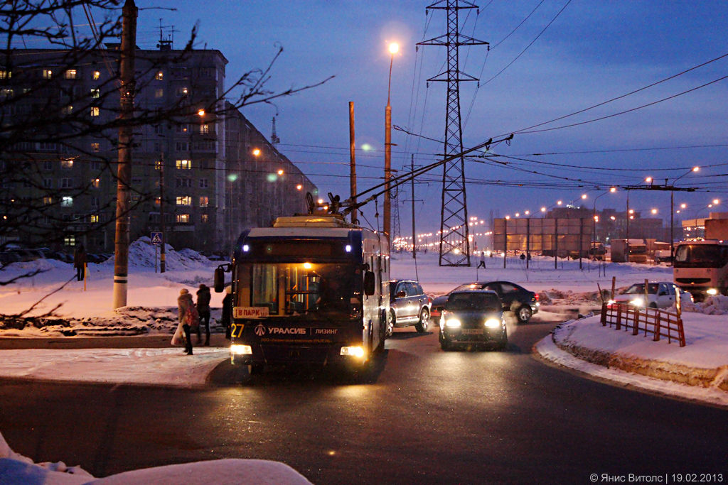 Тверь, БКМ 32102 № 27; Тверь — Троллейбусные линии: Московский район (микрорайон "Южный")