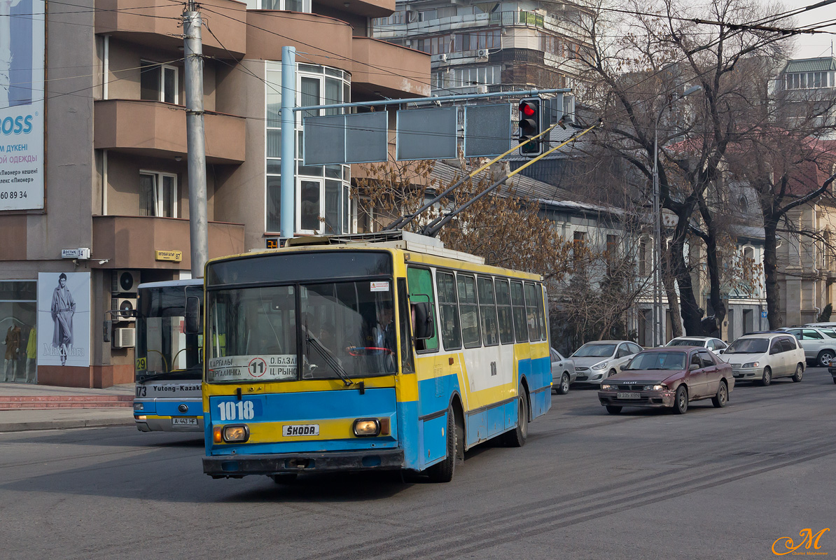 Алматы, Škoda 14Tr13/6M № 1018