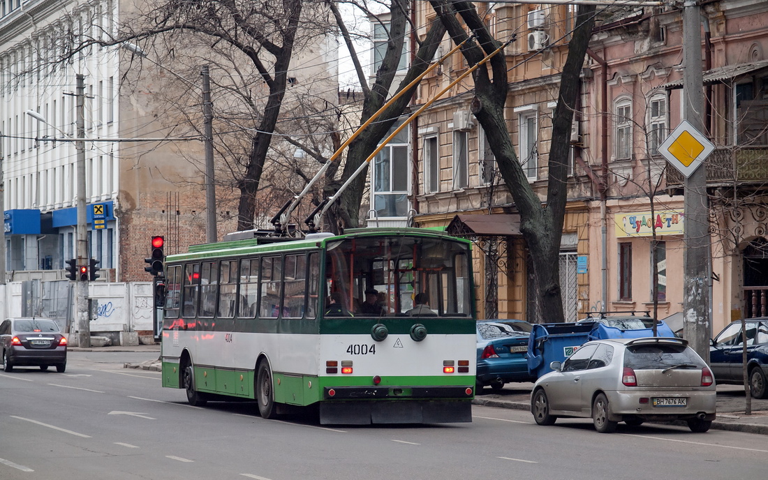 Одесса, Škoda 14TrM № 4004