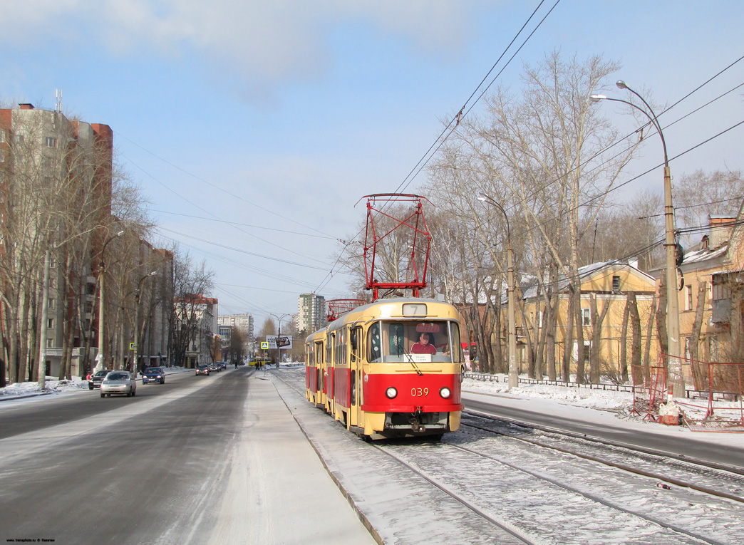 Екатеринбург, Tatra T3SU (двухдверная) № 039