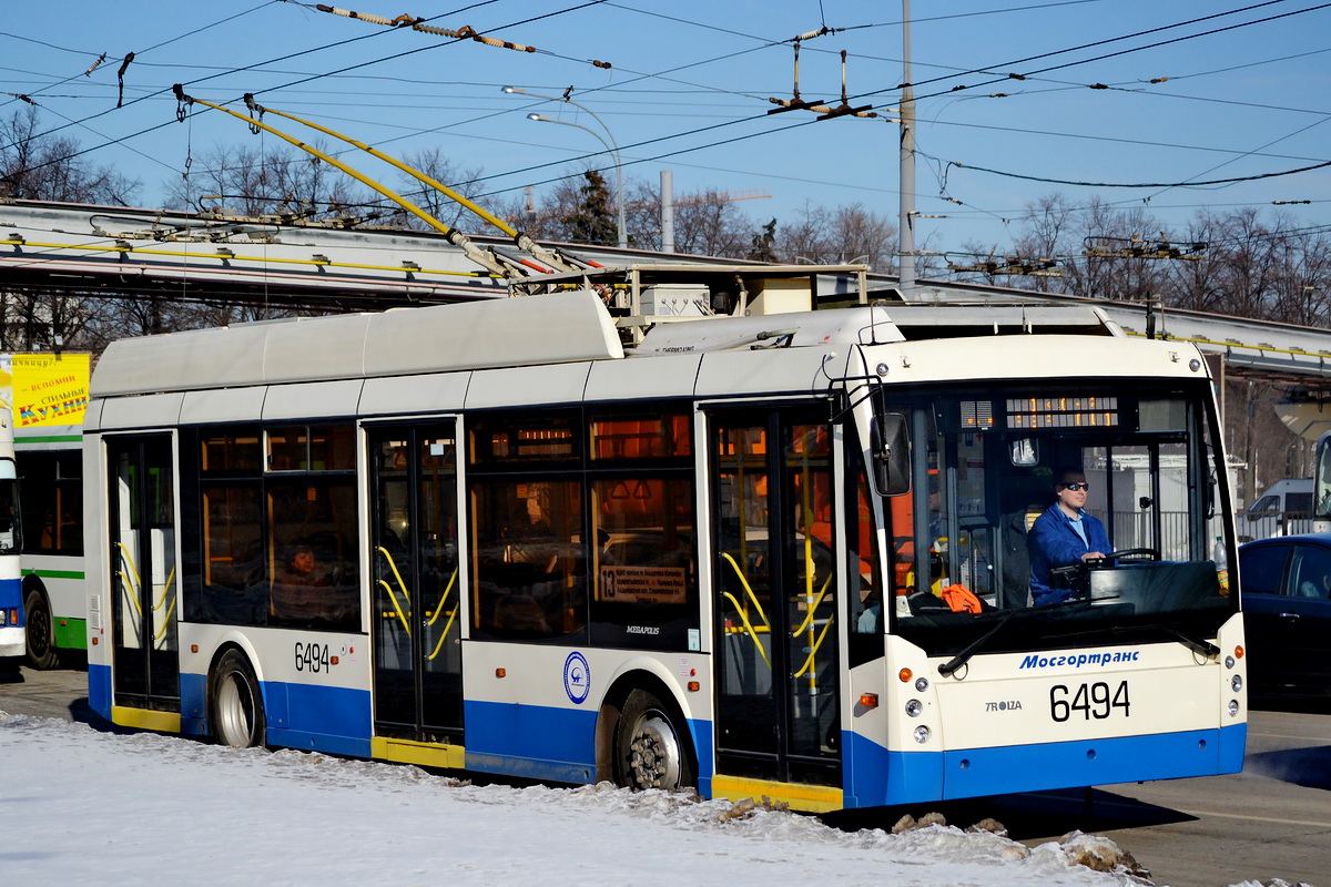 Москва, Тролза-5265.00 «Мегаполис» № 6494 Москва, Тролза-5265.00 «Мегаполис» № 6494