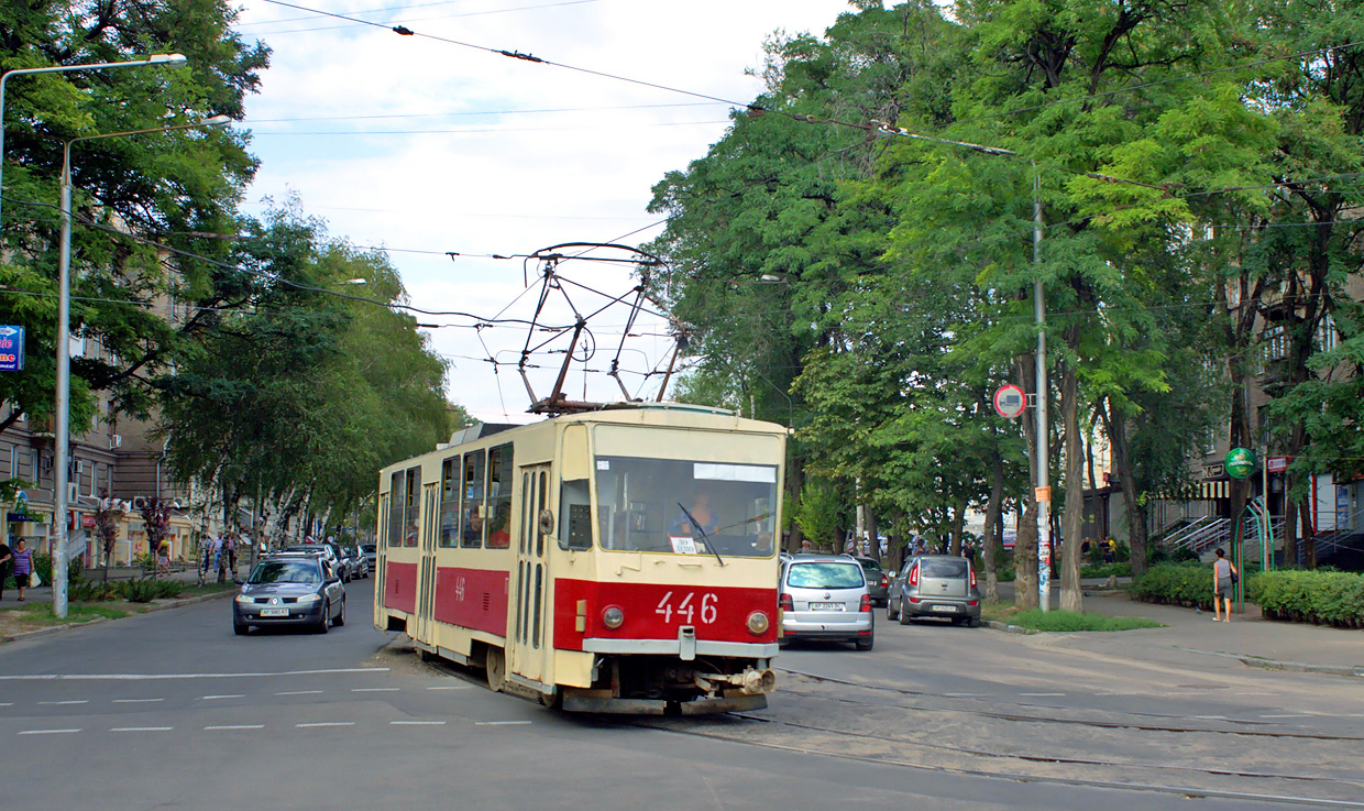 Запорожье, Tatra T6B5SU № 446