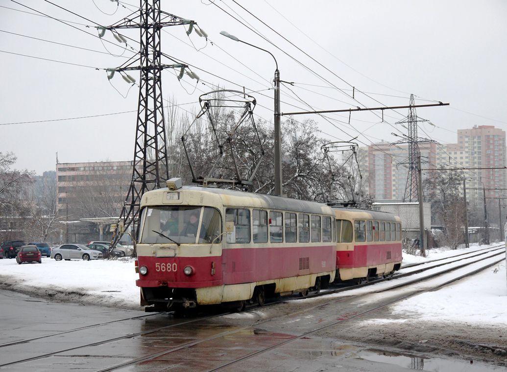 Киев, Tatra T3SU № 5680