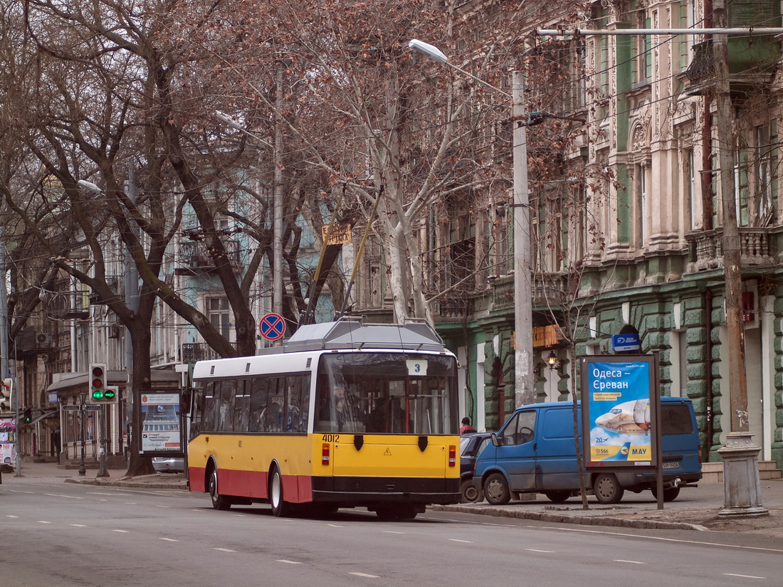 Одесса, Škoda 21Tr № 4012