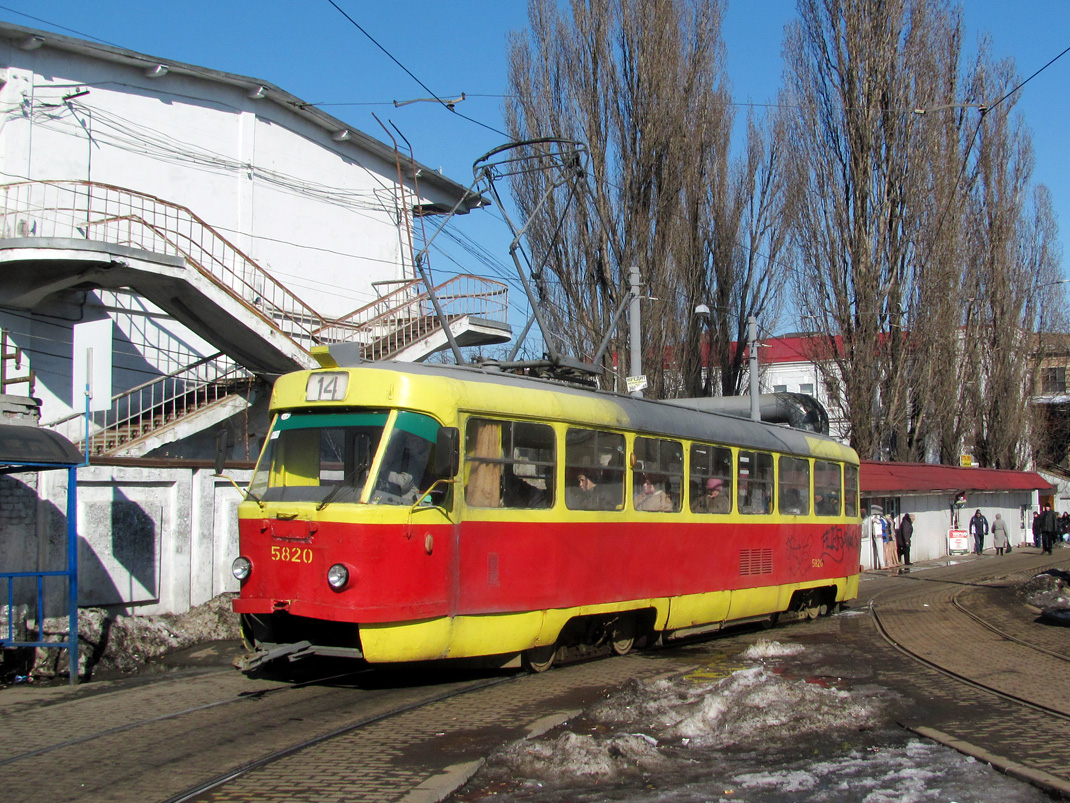 Киев, Tatra T3SU № 5820
