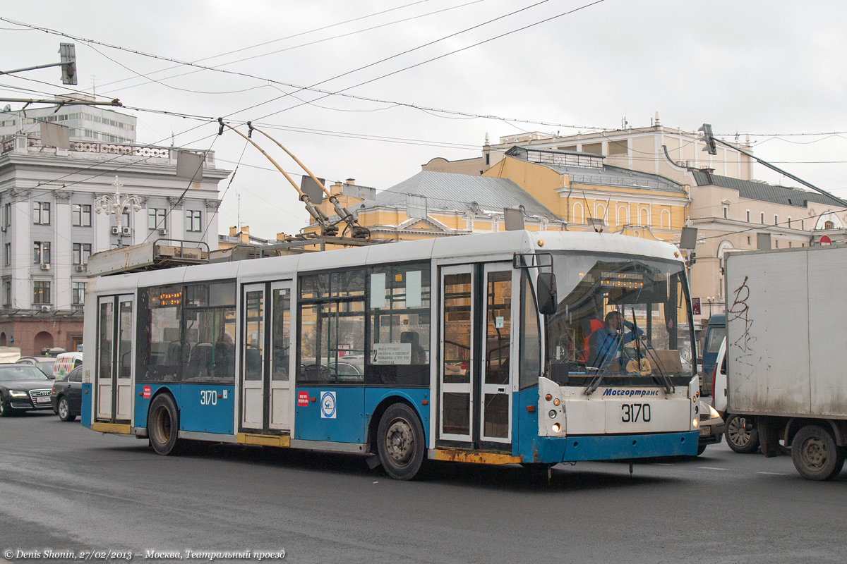 Москва, Тролза-5265.00 «Мегаполис» № 3170 Москва, Тролза-5265.00 «Мегаполис» № 3170