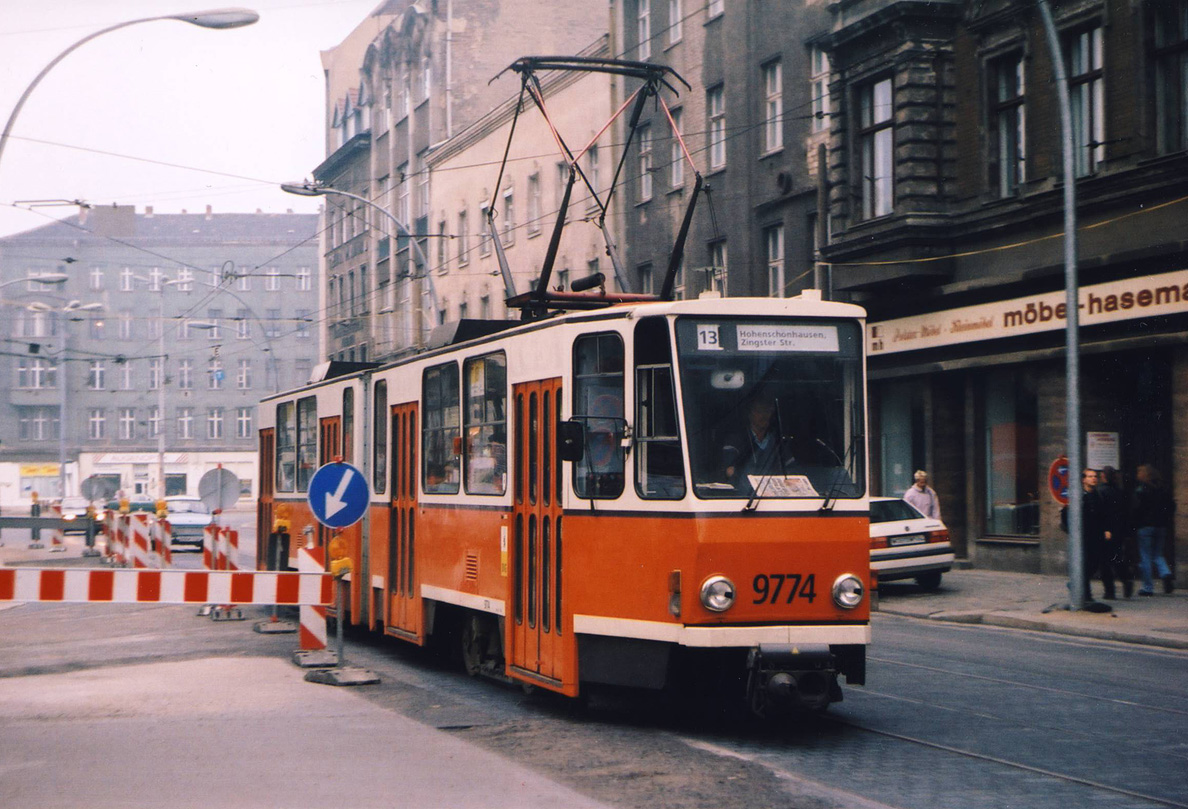 Берлин, Tatra KT4Dt № 9774