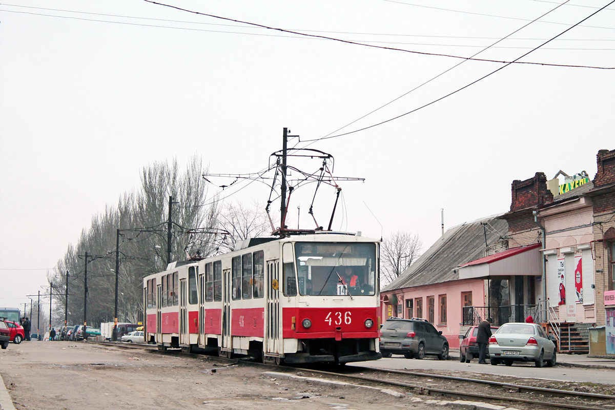 Запорожье, Tatra T6B5SU № 436
