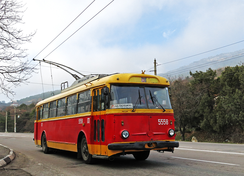 Крымский троллейбус, Škoda 9Tr21 № 5558