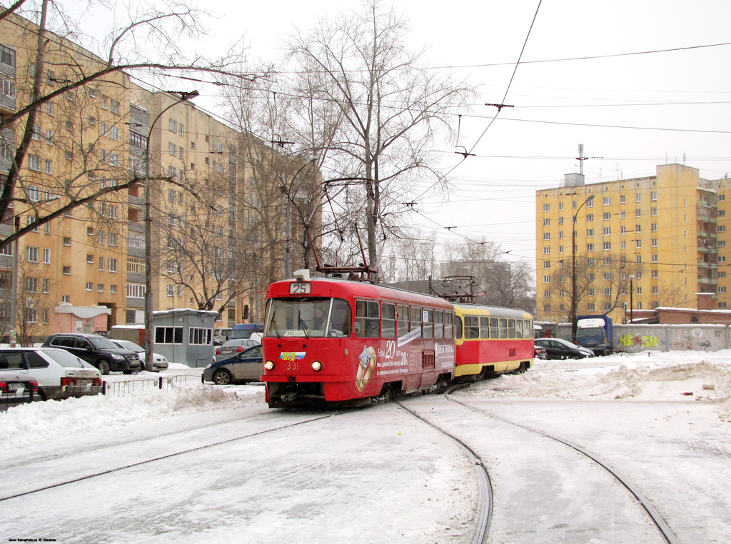 Екатеринбург, Tatra T3SU № 331