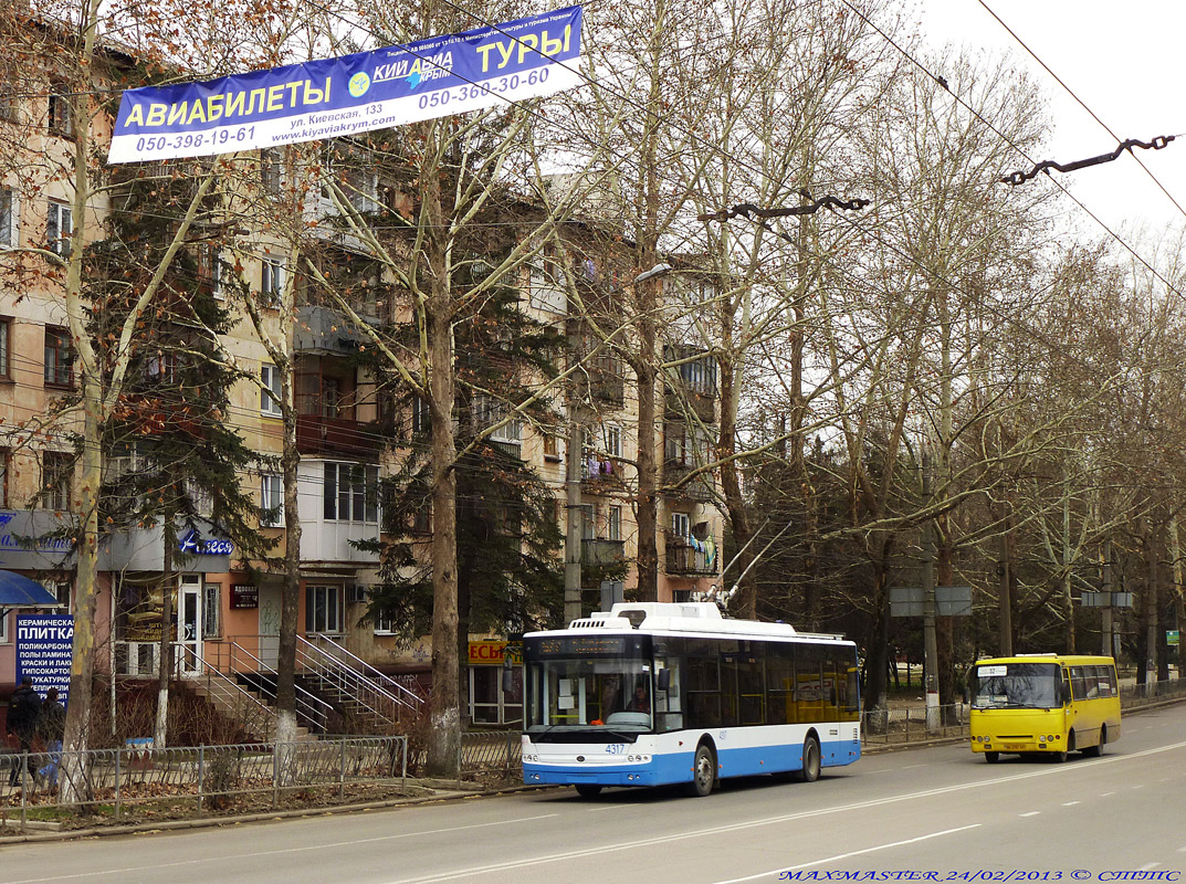 Krimmi trollid (Simferopol - Alušta - Jalta), Bogdan T70110 № 4317