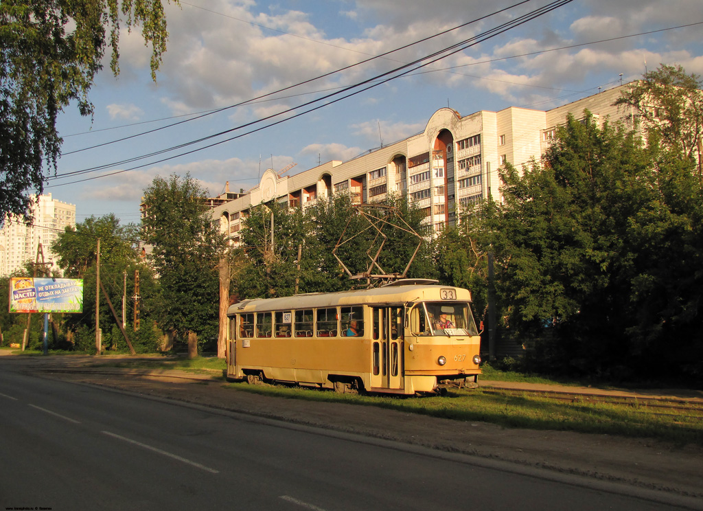 Екатеринбург, Tatra T3SU (двухдверная) № 627
