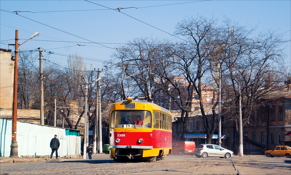 Одесса, Tatra T3SU № 3308