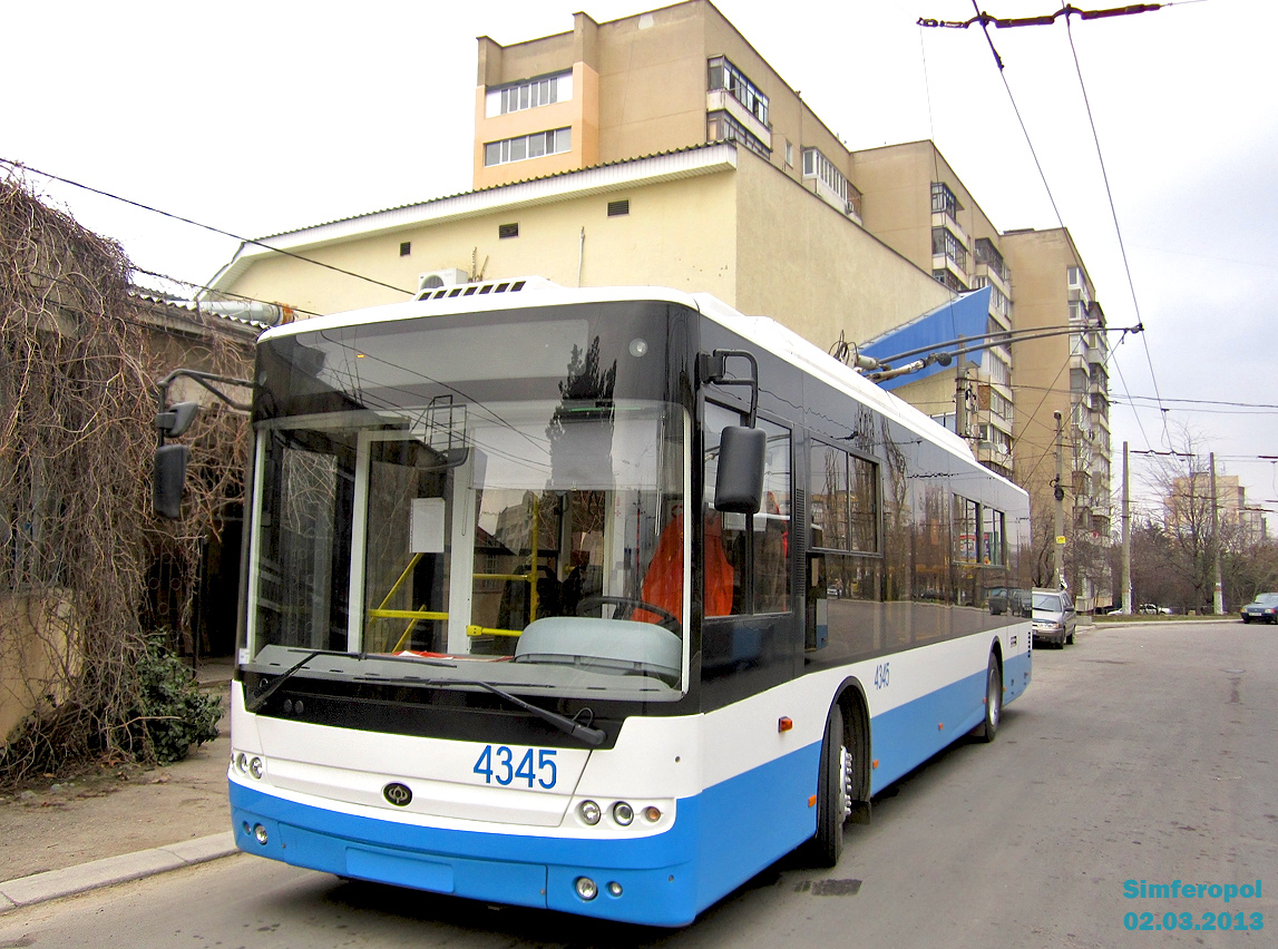 克里米亚无轨电车, Bogdan T70110 # 4345 克里米亚无轨电车, Bogdan T70110 # 4345