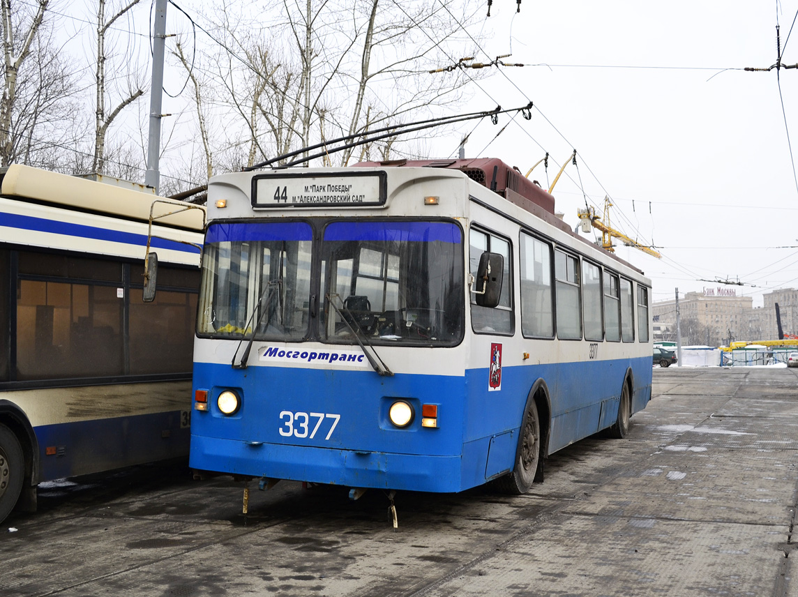 Москва, ЗиУ-682ГМ1 (с широкой передней дверью) № 3377