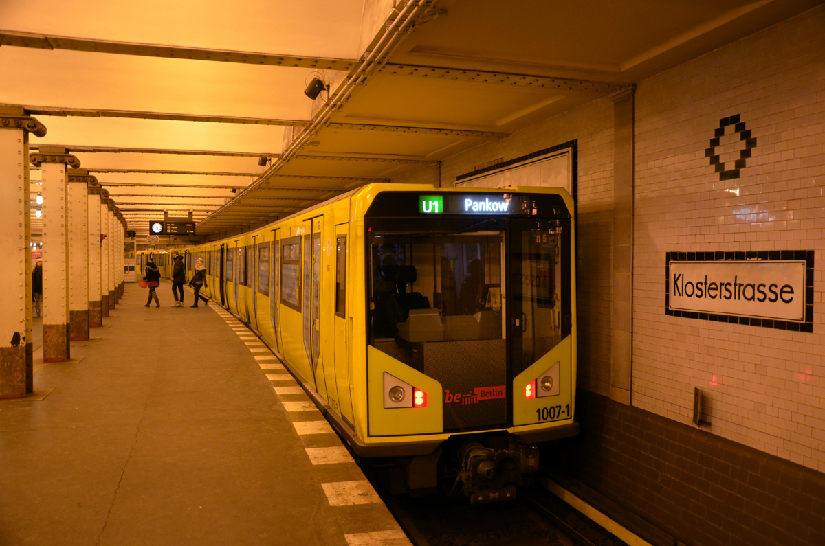Берлин, BVG HK06 № 1007-1