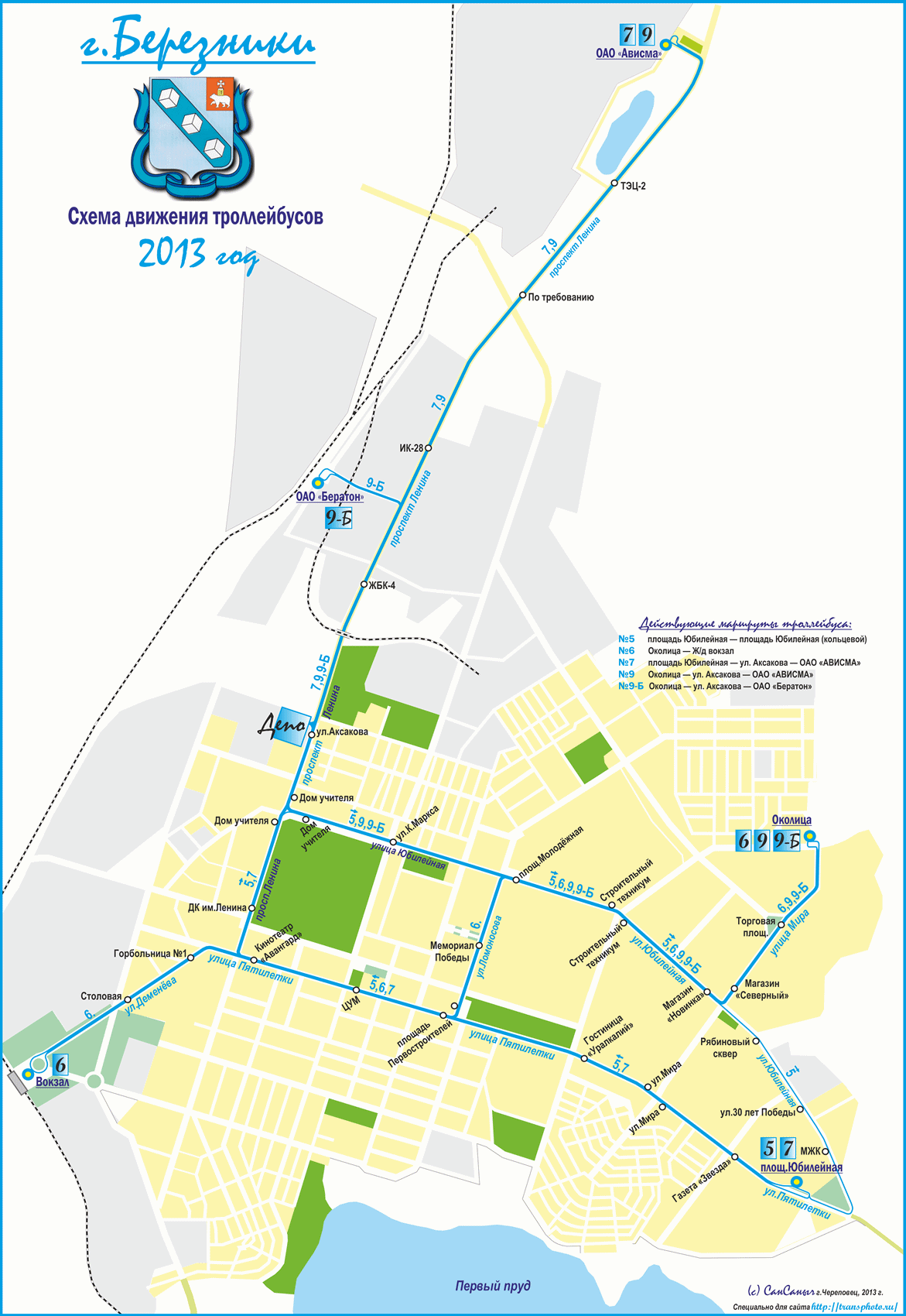 Березники — Схемы