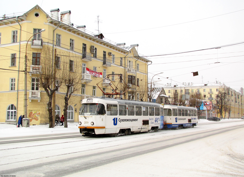 Екатеринбург, Tatra T3SU № 209