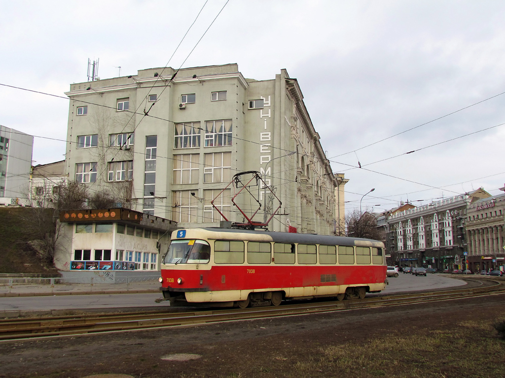 Харьков, Tatra T3SUCS № 7038