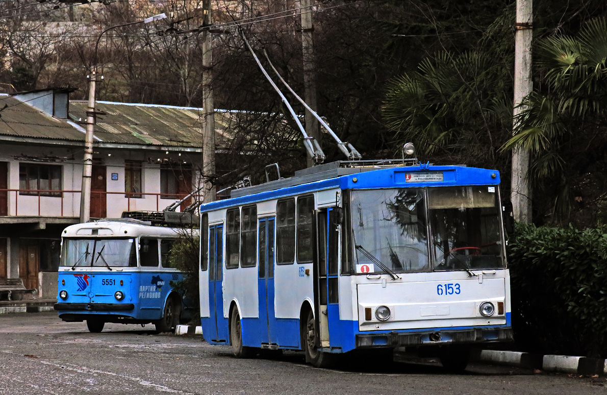 Крымский троллейбус, Škoda 14Tr11/6 № 6153