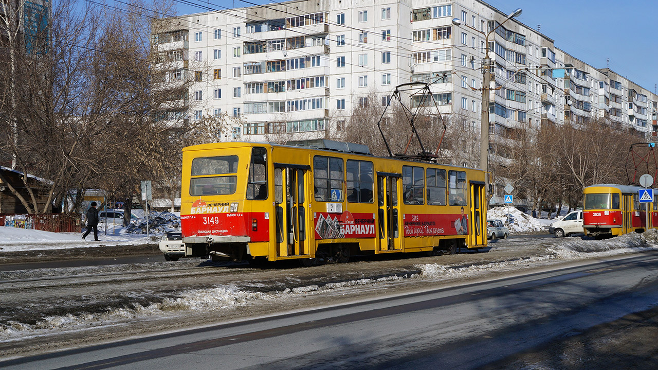 Барнаул, Tatra T6B5SU № 3149