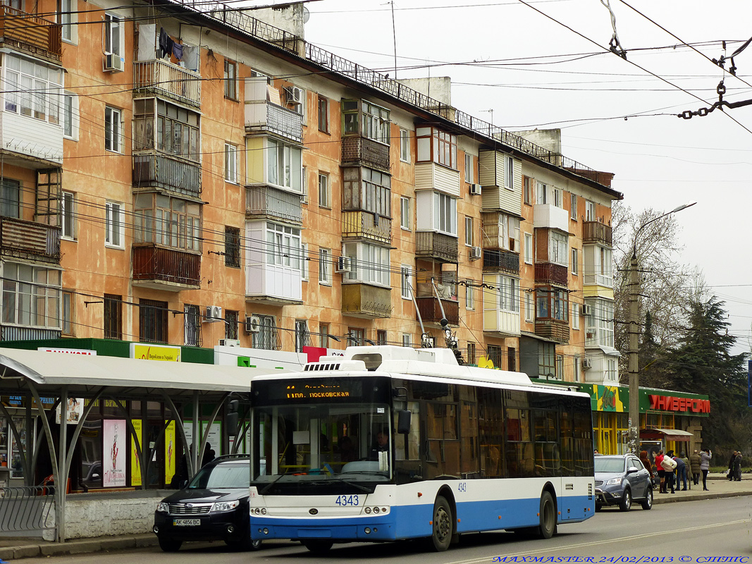 Крымский троллейбус, Богдан Т70110 № 4343