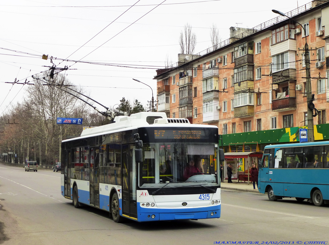Крымскі тралейбус, Богдан Т70110 № 4315