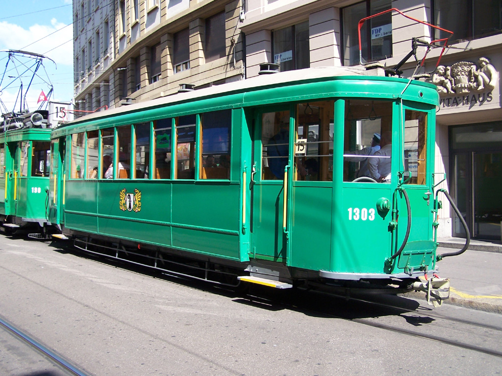 Базель, SIG/SLM C3 № 1303; Базель — 40 лет Tramclub Basel