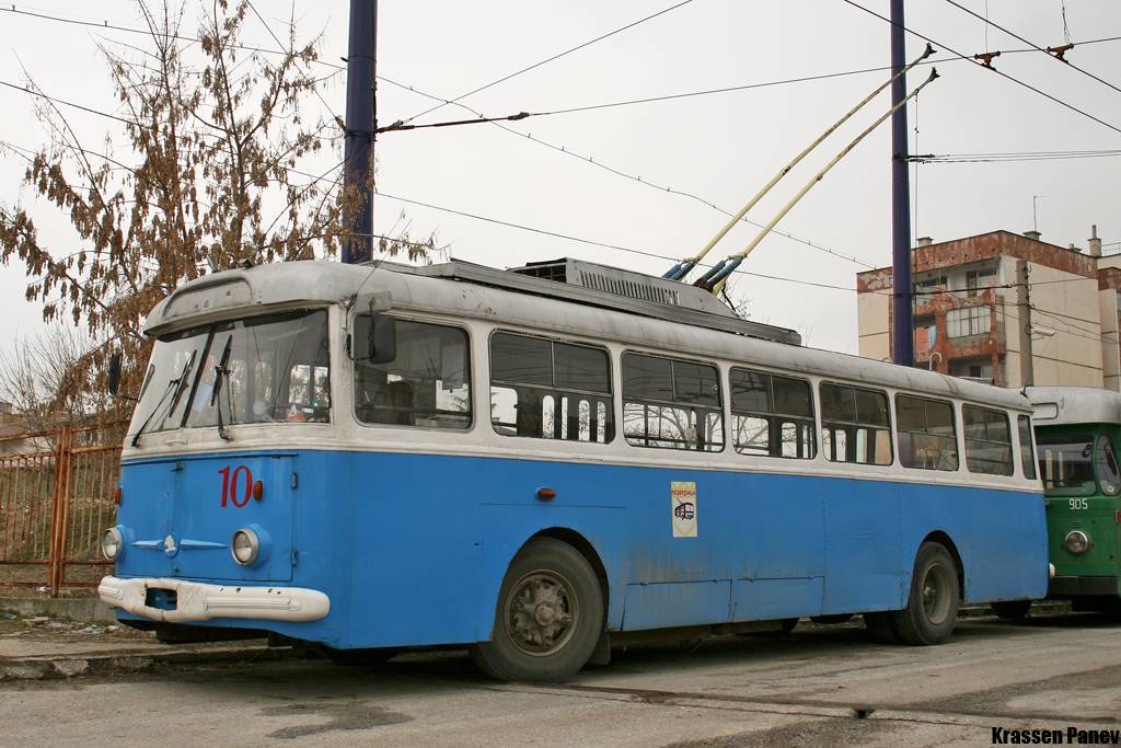 Пазарджик, Škoda 9TrHT28 № 10; Пазарджик — Tролейбуси Škoda 9Tr