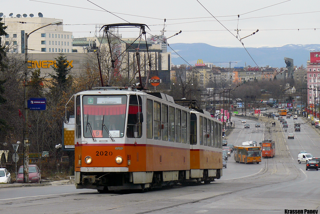София, Tatra T6A2B № 2020