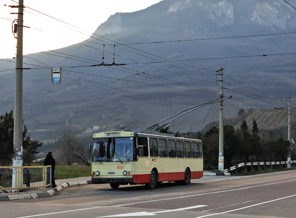 Крымский троллейбус, Škoda 14Tr02/6 № 8051