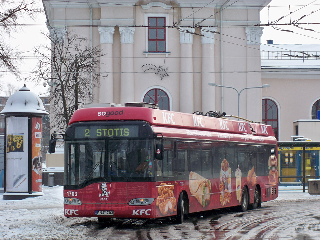 Vilnius, Solaris Trollino II 15 AC № 1703