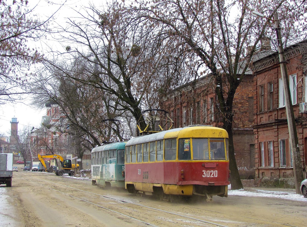 Харьков, Tatra T3SU № 3020