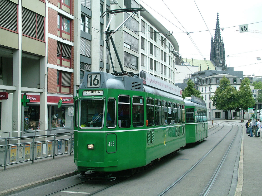 Базель, SWP/BBC Be 4/4 № 465